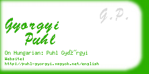 gyorgyi puhl business card